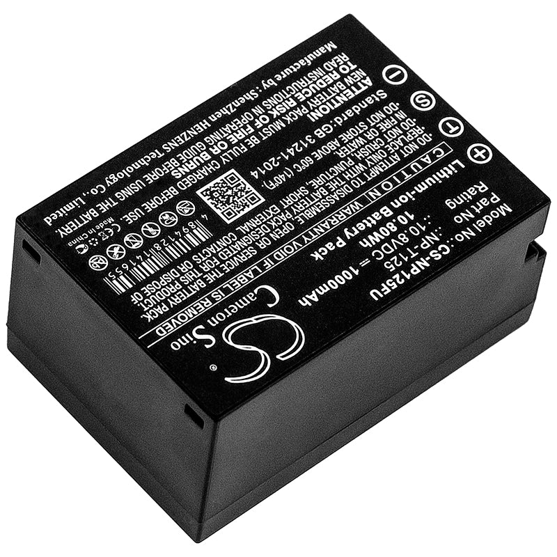 Replacement Battery for Fujifilm Medium Format GFX – Camera – 1000mAh / 10.8V