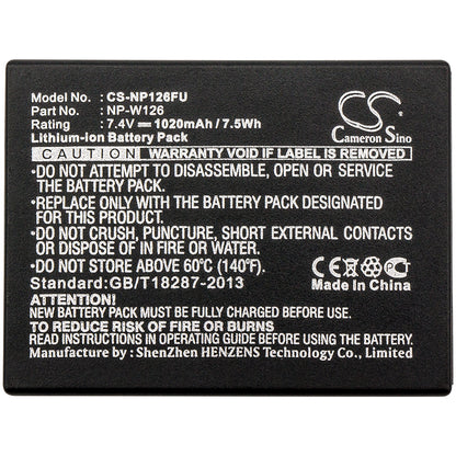 Replacement Battery for Fujifilm FinePix HS30EXR – Camera – 1020mAh / 7.4V