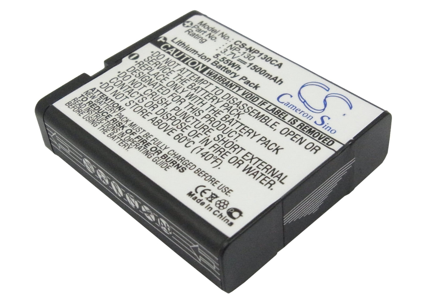 Replacement Battery for Casio  Exilim EX-FC300S – Camera – 1500mAh / 3.7V
