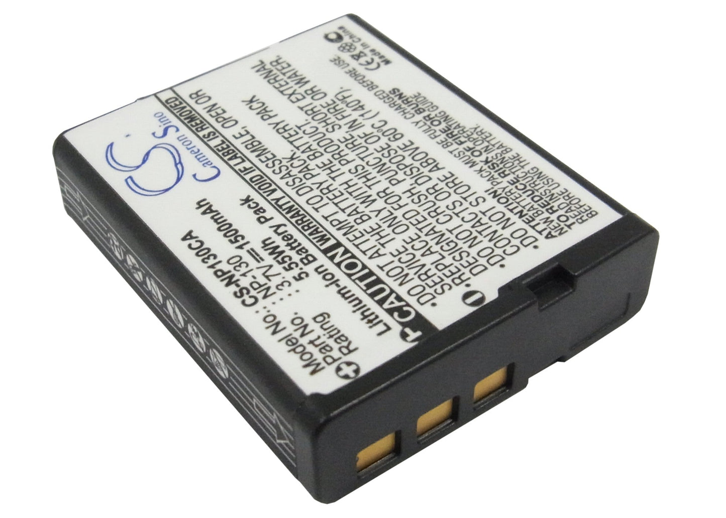 Replacement Battery for Casio  Exilim EX-FC300S – Camera – 1500mAh / 3.7V