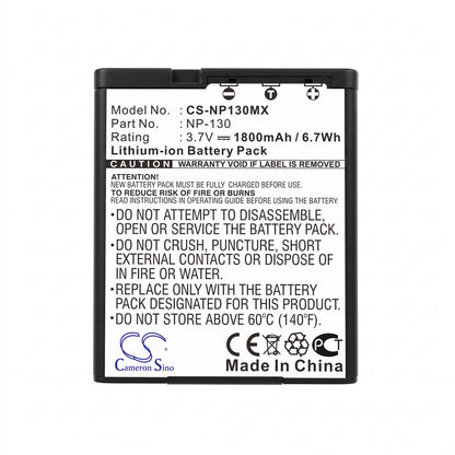 Replacement Battery for Casio Exilim EX-H30 – Camera – 1800mAh / 3.7V