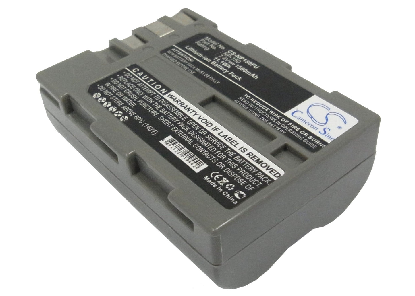 Replacement Battery for Fujifilm  BC-150 – Camera – 1500mAh / 7.4V
