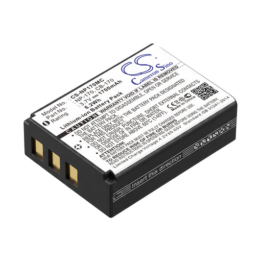 Replacement Battery for Ordro | Speed | DIGIPO HDV-D370 – Camera – 1700mAh / 3.7V