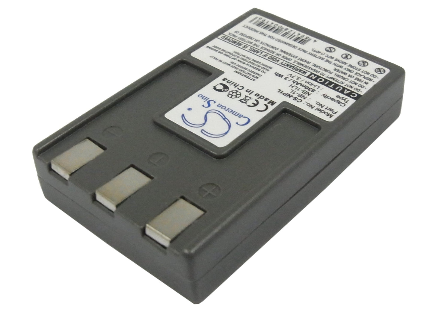 Replacement Battery for Canon  Digital IXUS 200a – Camera – 830mAh / 3.07Wh / 3.7V