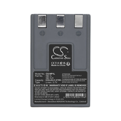 Replacement Battery for Polaroid | Canon PR-100DG – Camera – 830mAh / 3.7V