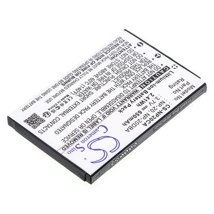 Replacement Battery for Casio Exilim EX-S770SR – Camera – 650mAh / 3.7V