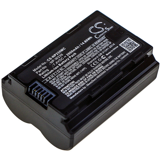 Replacement Battery for Fujifilm X-T4 – Camera – 2000mAh / 7.4V