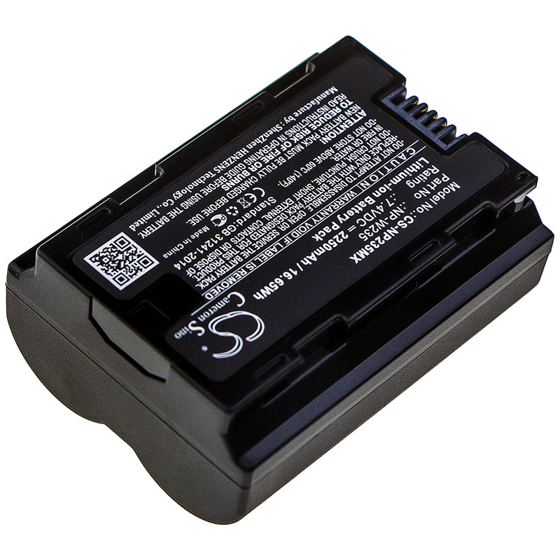 Replacement Battery for Fujifilm X-T4 – Camera – 2250mAh / 7.4V