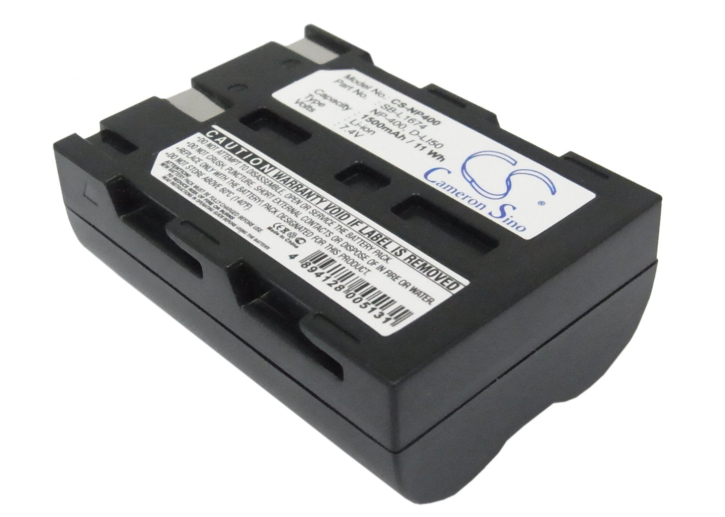 Replacement Battery for PENTAX  K10D – Camera – 1500mAh / 11.10Wh / 7.4V