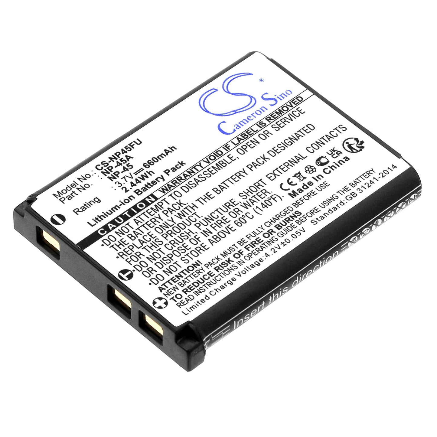 Replacement Battery for ALBA  SL1031 – Camera – 660mAh / 2.44Wh / 3.7V