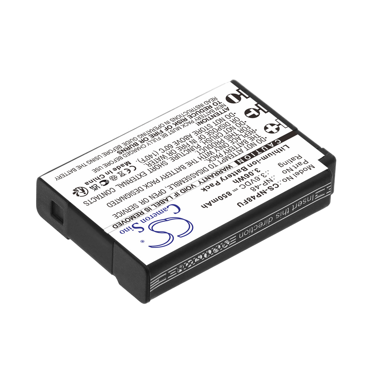 Replacement Battery for Fujifilm XQ1 – Camera – 850mAh / 3.6V