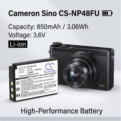 Replacement Battery for Fujifilm XQ1 – Camera – 850mAh / 3.6V