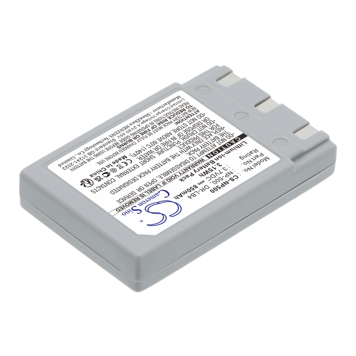 Replacement Battery for Minolta | KONICA DiMAGE G400 – Camera – 850mAh / 3.7V