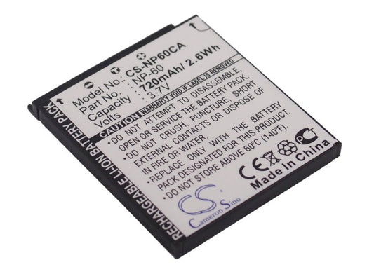 Replacement Battery for Casio Exilim Zoom EX-Z19 – Camera – 720mAh / 3.7V