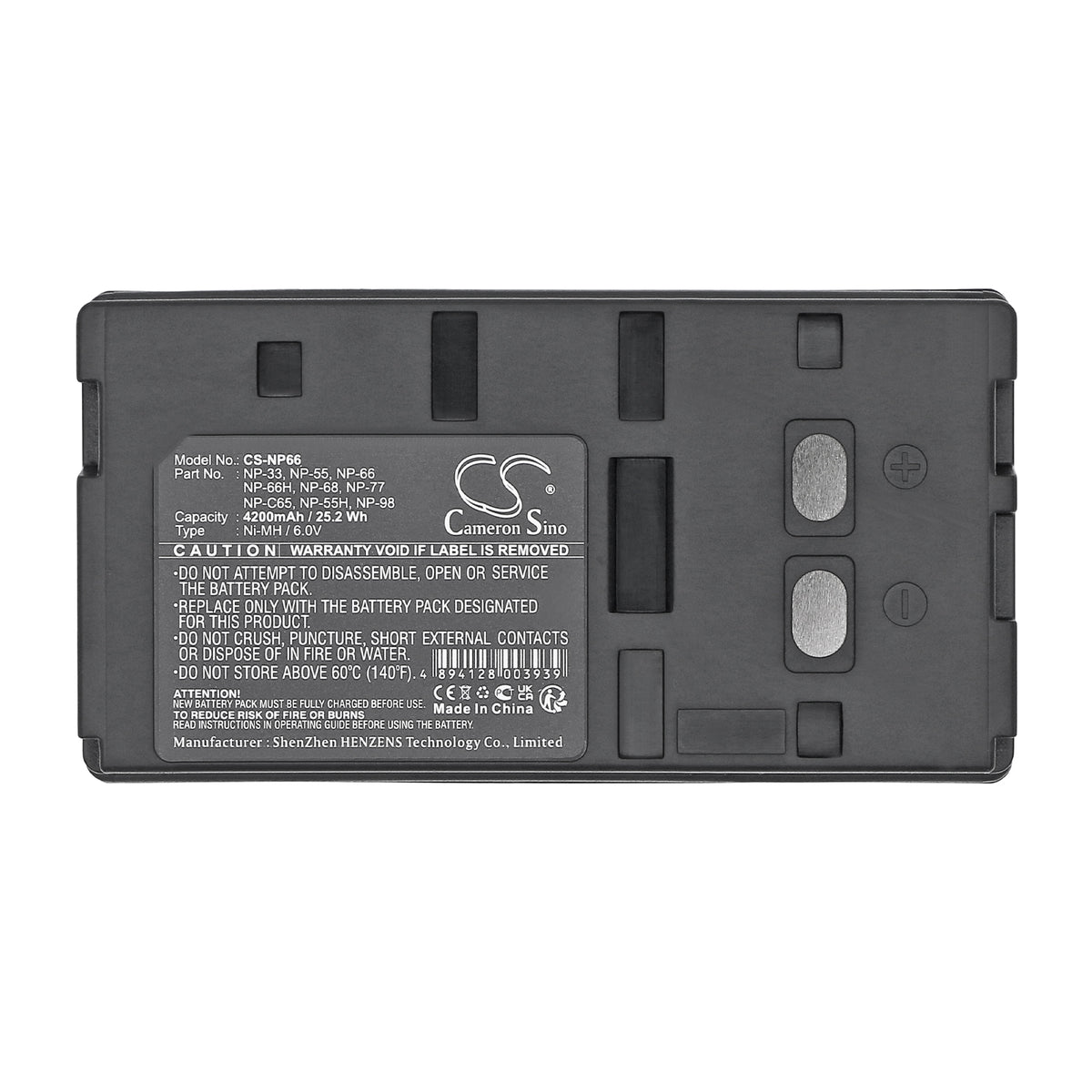 Replacement Battery for Schneider | NEC | Grundig | Magnavox | JVC | GE | Hitachi | Akai | Nordmende | Blaupunkt | Pentax | JC PENNEY | Samsung | NiKo