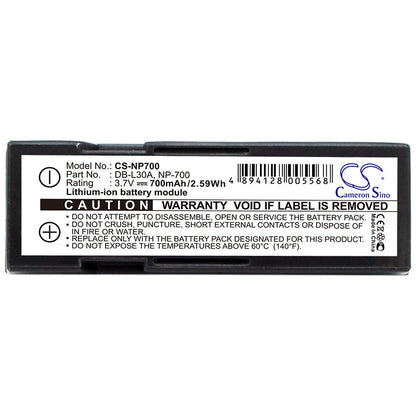 Replacement Battery for PENTAX  Optio Z10 – Camera – 700mAh / 3.7V