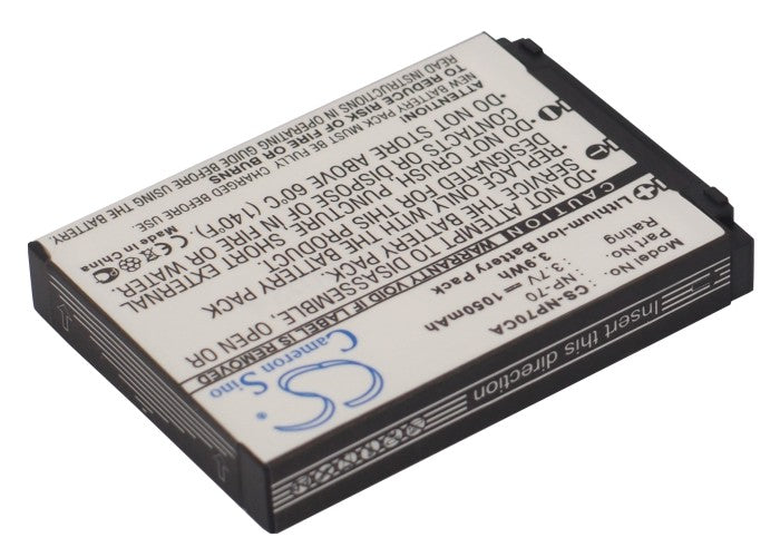 Replacement Battery for Casio Exilim Zoom EX-Z250BE – Camera – 1050mAh / 3.7V - image 2