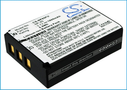 Replacement Battery for Fujifilm  Finepix F305 – Camera – 1600mAh / 5.92Wh / 3.7V