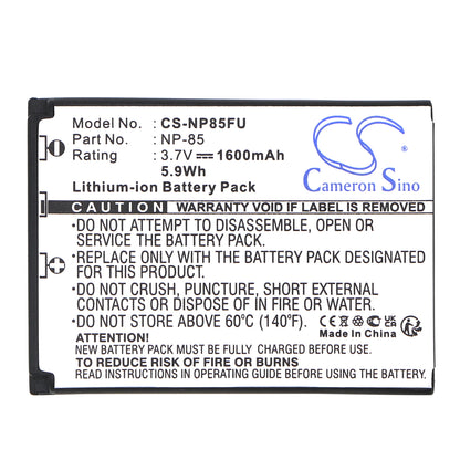 Replacement Battery for Fujifilm Finepix F305 – Camera – 1600mAh / 3.7V