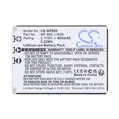 Replacement Battery for UFO | Voigtlander | Traveler | Praktica | Avant | Kyocera | SVP | SeaLife | AOSTA | Acer | Minox | Polaroid | Revue | Airis