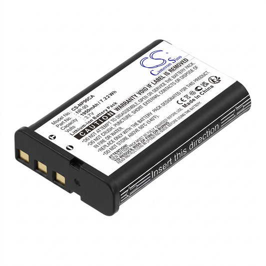 Replacement Battery for Casio Exilim EX-H10 – Camera – 1950mAh / 3.7V