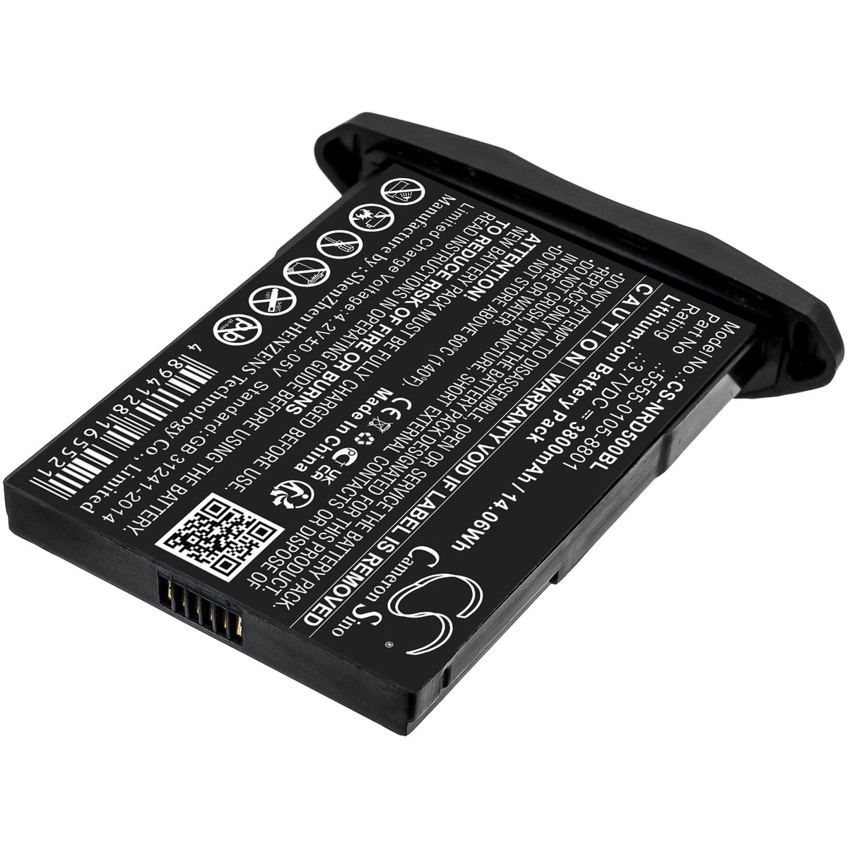 Replacement Battery for NCR Orderman 5 – Barcode Scanner – 3800mAh / 3.7V
