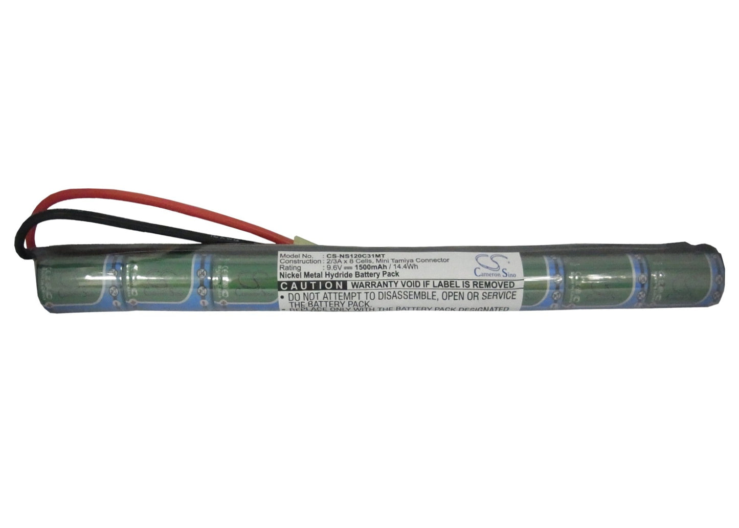 Replacement Battery for RC  CS-NS120C31MT – Airsoft Guns – 1500mAh / 14.40Wh / 9.6V