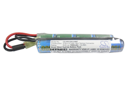Replacement Battery for Airsoft Guns  AUGM – Airsoft Guns – 1500mAh / 14.40Wh / 9.6V