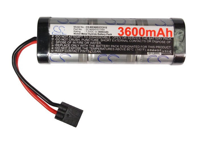 Replacement Battery for RC  CS-NS360D37C012 – Cars – 3600mAh / 7.2V