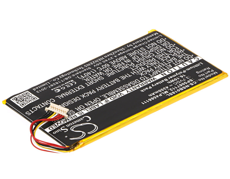 Replacement Battery for Fuhu Nabi DreamTab HD8 – Tablet – 4350mAh / 3.7V - image 2