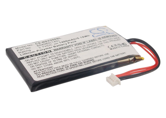 Replacement Battery for Insignia  NS-NCV20 – GPS, Navigator – 1400mAh/5.18Wh / 3.7V