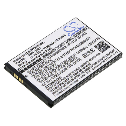 Replacement Battery for HandHeld Nautiz X1 – Barcode Scanner – 1700mAh / 3.7V - image 1
