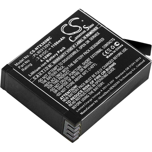 Replacement Battery for Insta360 One X – Camera – 1100mAh / 3.8V
