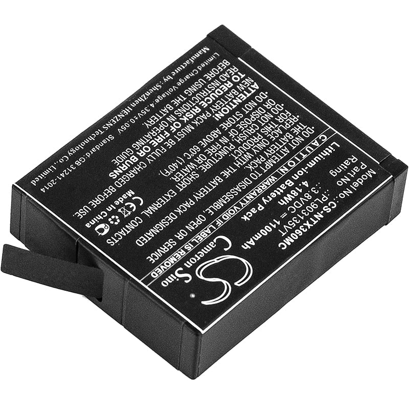 Replacement Battery for Insta360  One X – Camera – 1100mAh / 4.18Wh / 3.8V