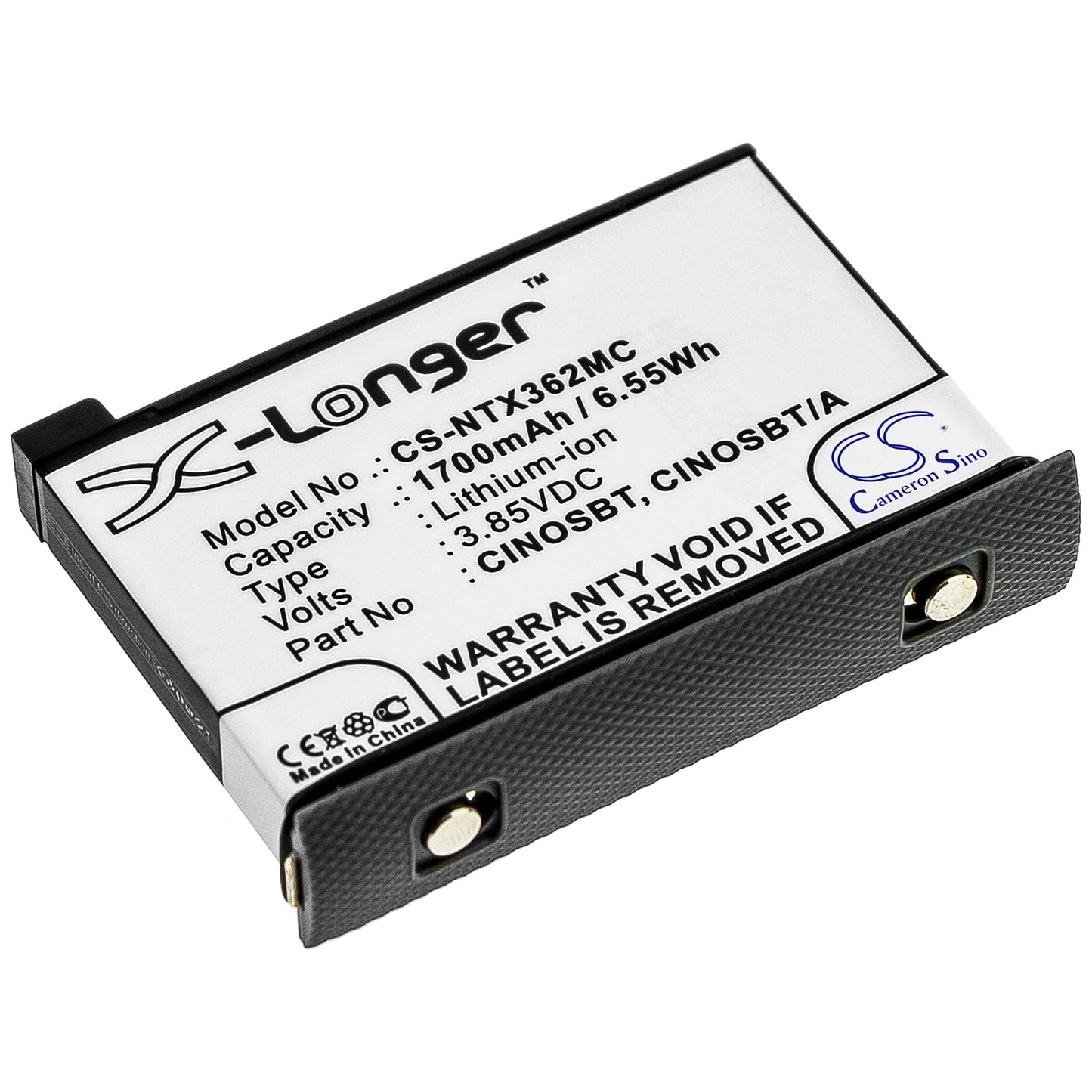 Replacement Battery for Insta360  One X2 – Camera – 1700mAh / 6.55Wh / 3.85V
