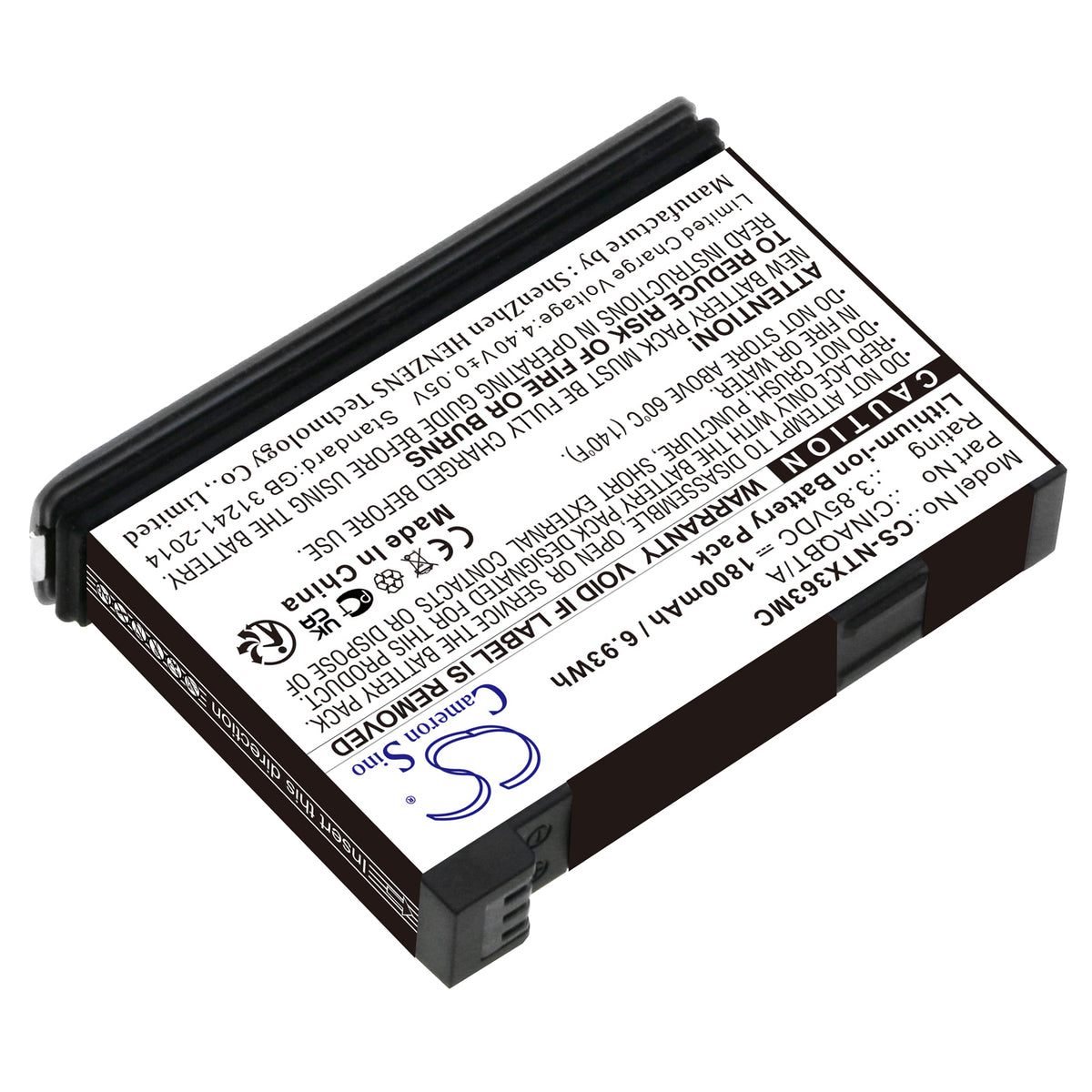 Replacement Battery for Insta360 One X3 – Camera – 1800mAh / 3.85V
