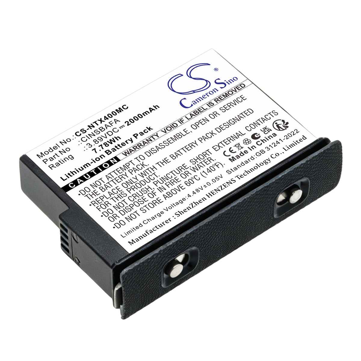 Replacement Battery for Insta360 X4 Air – Camera – 2000mAh / 3.89V