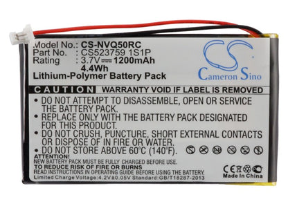 Replacement Battery for Nevo Q50 – Remote Control – 1200mAh / 3.7V