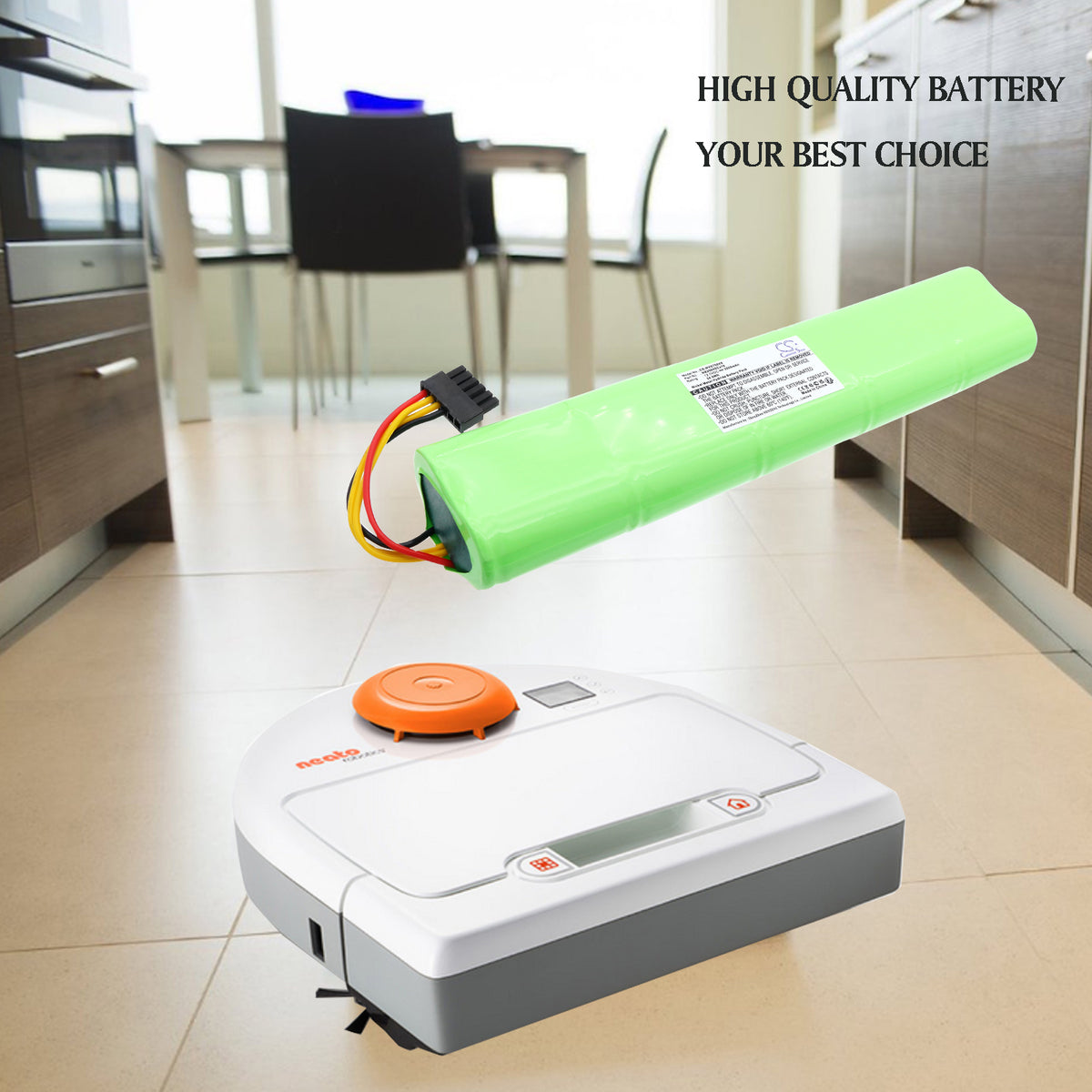 Replacement Battery for Neato Botvac 70e – Vacuum – 2000mAh / 12V