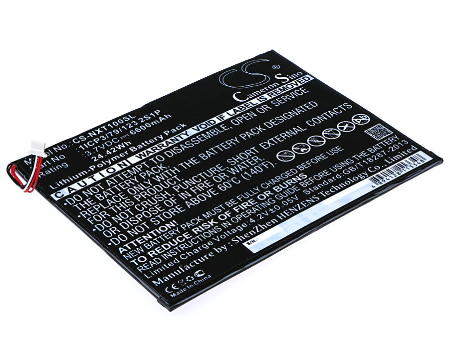 Replacement Battery for Nextbook NXW10QC32G – Tablet – 6600mAh / 3.7V - image 1