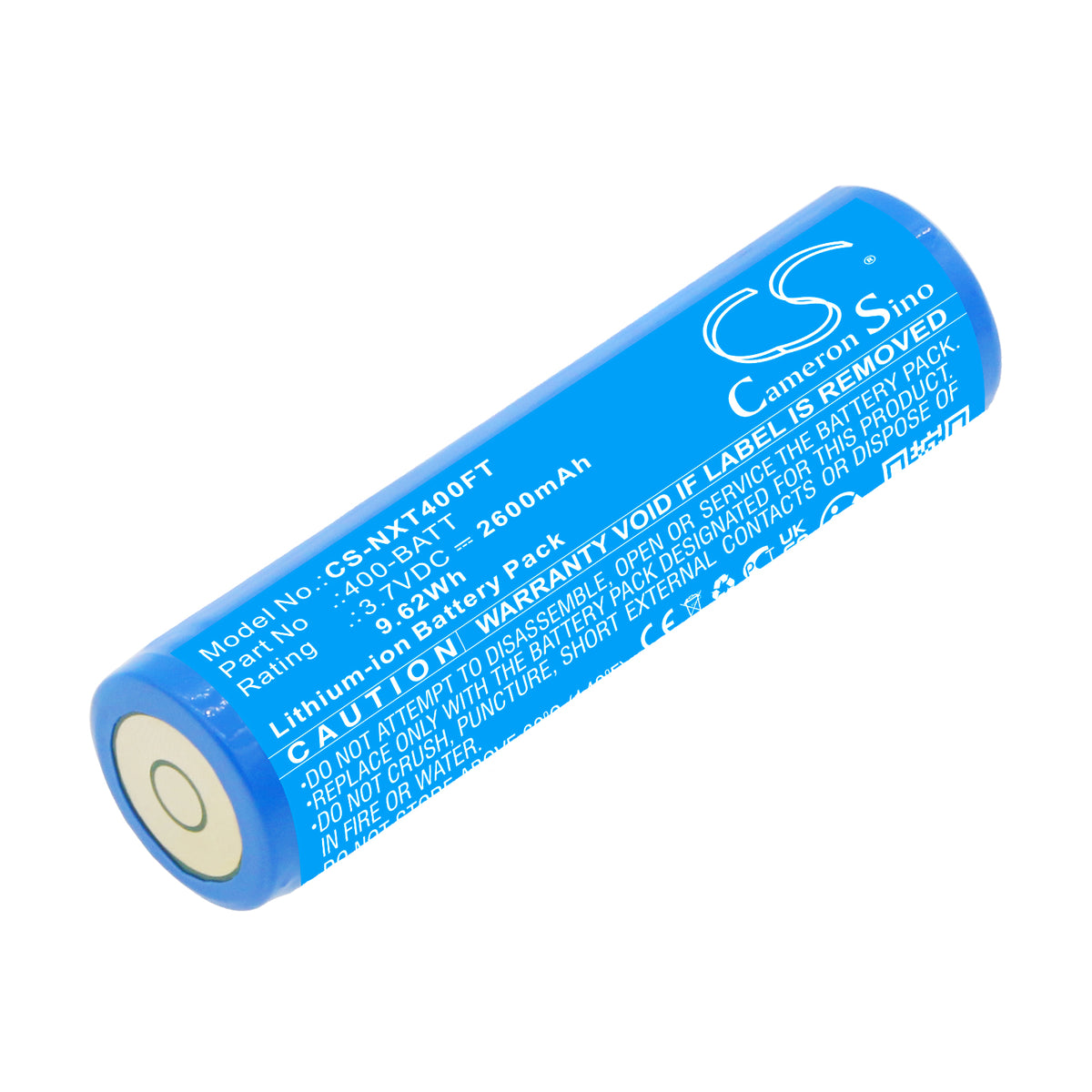 Replacement Battery for Nightstick TAC-400 – Flashlight – 2600mAh / 3.7V
