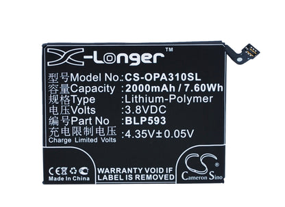 Replacement Battery for Oppo A31 – Mobile, SmartPhone – 2000mAh / 3.8V - image 5