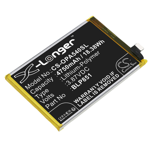 Replacement Battery for Oppo A54 5G – Mobile, SmartPhone – 4750mAh / 3.87V - image 1