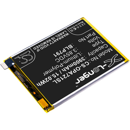 Replacement Battery for Oppo A72 5G 2020 – Mobile, SmartPhone – 3900mAh / 3.85V