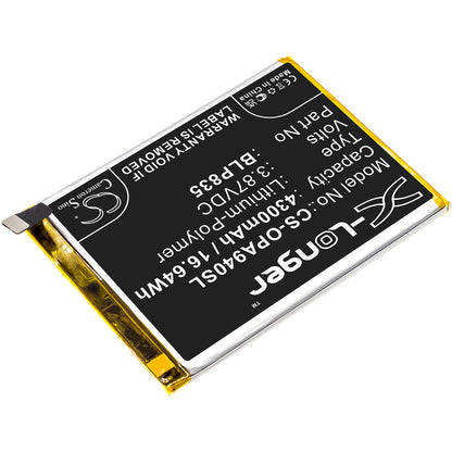 Replacement Battery for Oppo A94 – Mobile, SmartPhone – 4300mAh / 3.87V