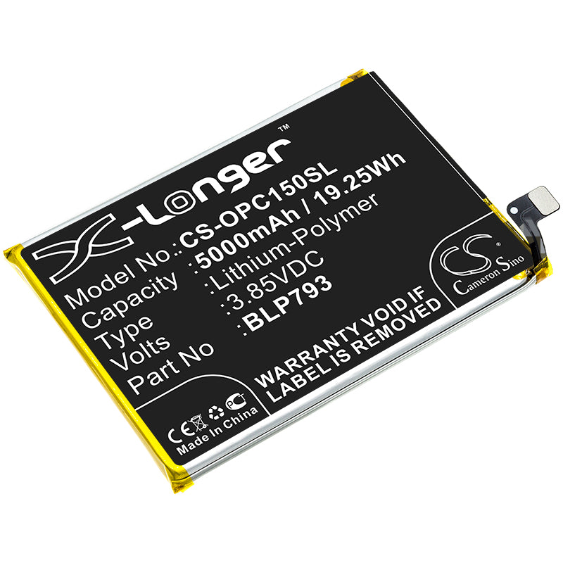 Replacement Battery for Oppo Realme C15 – Mobile, SmartPhone – 5000mAh / 3.85V - image 1