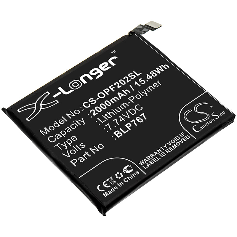 Replacement Battery for Oppo Find X2 Pro – Mobile, SmartPhone – 2000mAh / 7.74V - image 1