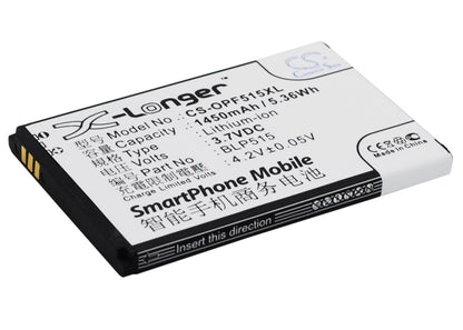 Replacement Battery for OPPO  F15 – Mobile, SmartPhone – 1450mAh / 5.36Wh / 3.7V