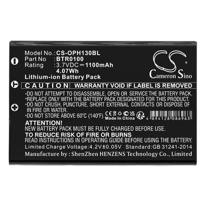 Replacement Battery for Keyence | Denso | Opticon BT-600 – Barcode Scanner – 1100mAh / 3.7V