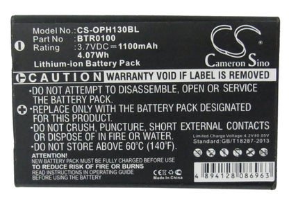 Replacement Battery for Denso  BHT500 – Barcode Scanner – 1100mAh / 4.07Wh / 3.7V